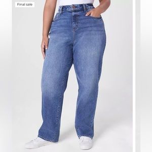 Mid Rise Loose Straight Jeans Signature Fit Lane Bryant